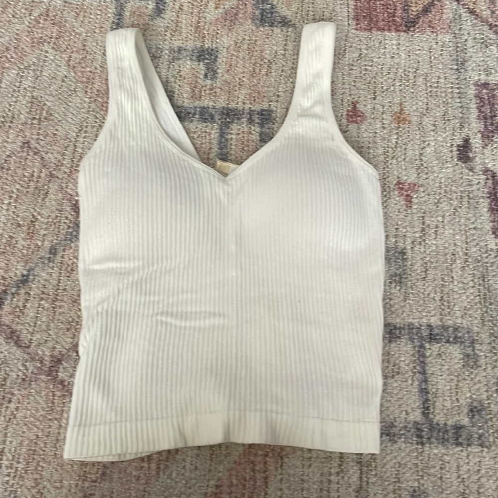 White crop top
